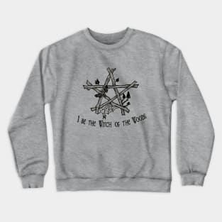 Witch of the Woods - Black Crewneck Sweatshirt